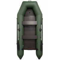 Надувная лодка БАРС 3200 Слань-книжка киль зеленый