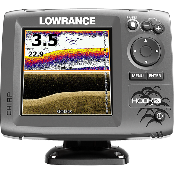 Эхолот Lowrance Hook-5 Mid/High/DownScan в Ростове-на-Дону