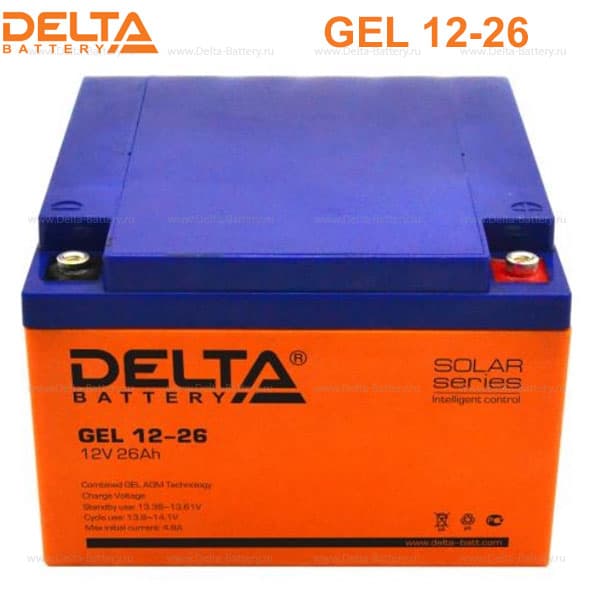 Аккумуляторная батарея Delta GEL 12-26 в Ростове-на-Дону